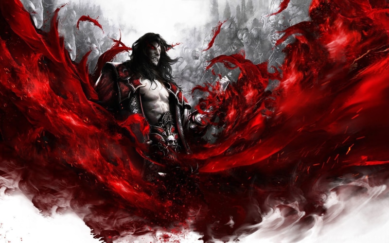 no people, studio shot, fear, water, ink, shadow, video, animal, chaos, animal themes, blood, Dracula, outdoors, lords, vampires, Castlevania, 1080P, game
