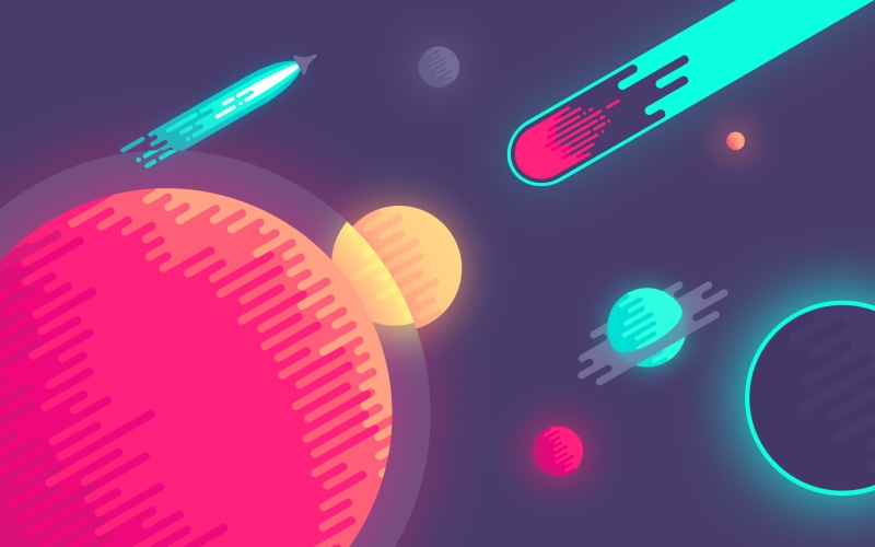 shape, science, pattern, bright, close-up, space, illustration, research, backgrounds, circles, digitally Generated Image, glowing, minimalism, vector