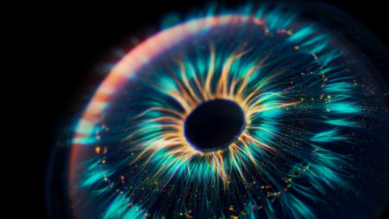 artwork, iris, digital art, 1080P, circle, eye, fractal art