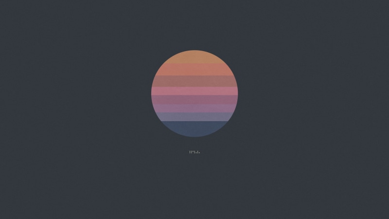 circle, beauty in nature, simple background, gray, outdoors, scenics - nature, natural phenomenon, night, eclipse, copy space, idyllic, pastel, moon, space