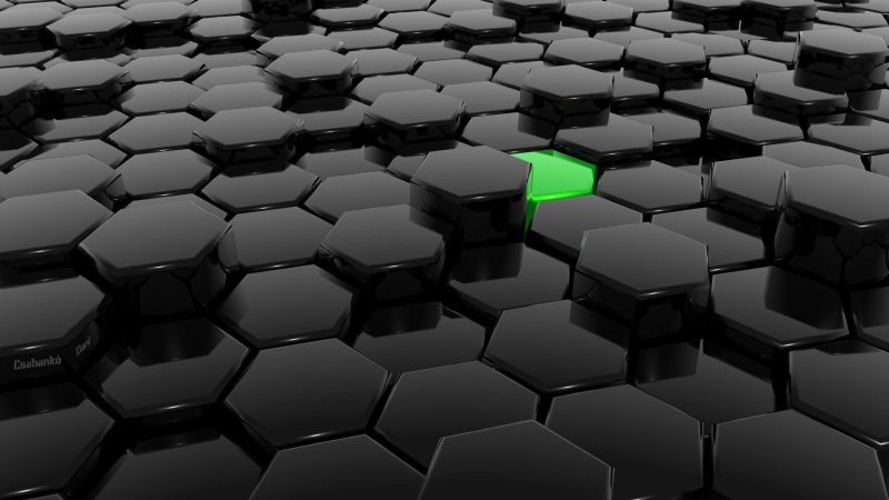 cube shape, hexagon, repetition, area, illuminated, design, shape, 1080P, geometry, white, no people, geometric shape, science, black, abstract, arrangement