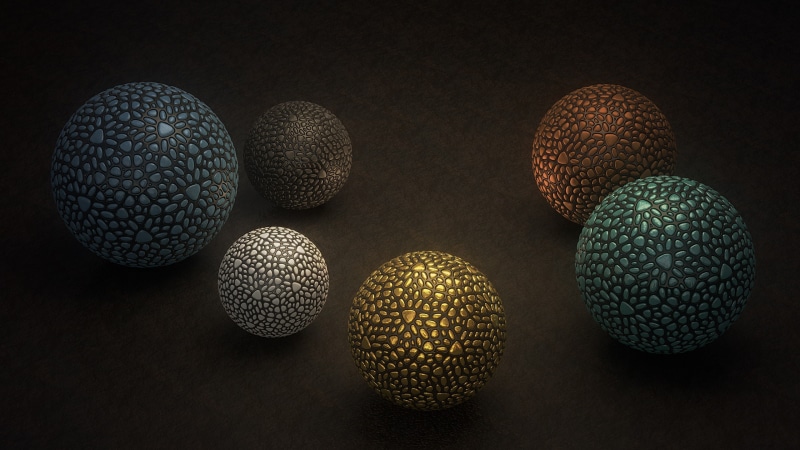 3D Abstract, 2K, texture, colorful, sphere, abstract, digital art, ball