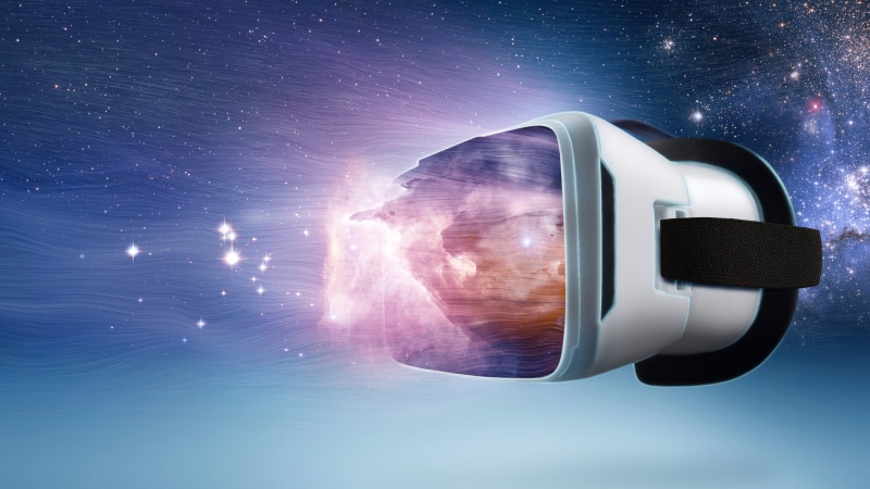 Headset, Virtual reality, VR Concept, 5K