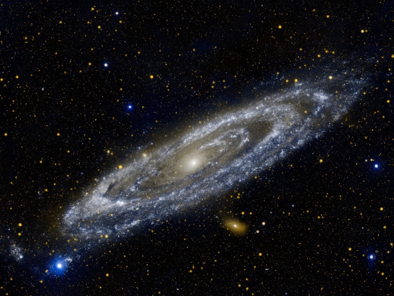 astronomy Telescope, star Shape, nebula, night, GALEX, satellite view, wispy, supernova, Andromeda, black Color, spiral, galaxy, abstract, space