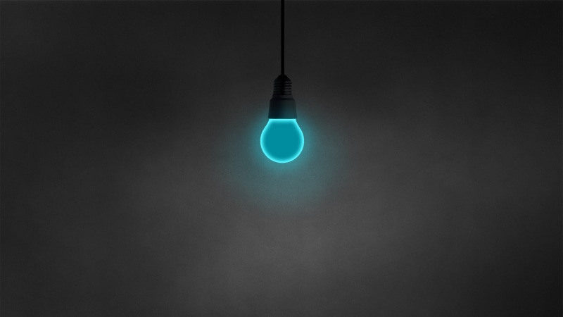 minimalism, power, bulb, innovation, cyan, blue, backgrounds, bright, solution, success, indoors, business, black color, electric light, power supply, equipment