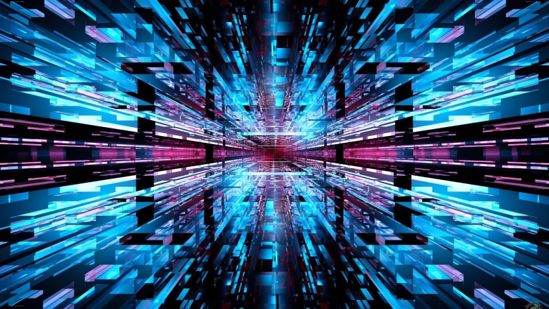 3d, abstract, connection, light - natural phenomenon, abstract art, computer network, speed, space, fiber optic, wormhole, cyberspace, blue, pattern, special effects
