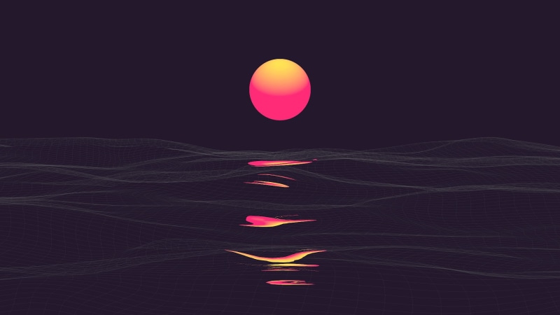 Synthwave, Futuresynth, 1080P, 80s, Style, Star, The sun, Synth, Retrouve, Neon, 80s, Music, Retrowave, Sintav, Background, Outrun, Illustration, New Retro