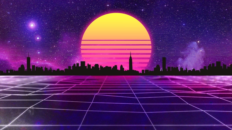 New Retro Wave, Halukaliev, Retrowave, 80s, Outrun, Space, Synth, Synthwave, The sun, Stars, Music, Sintav, Background, The city, 1080P, Futuresynth, by Halukaliev