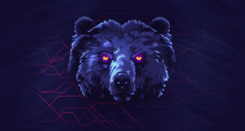 Neon Animals, 2K, Animals, Futuresynth, Neon, by James White, madeinkipish, Retrouve, Outrun, Bear, Background, Synthwave, Retrowave, Synth, James White