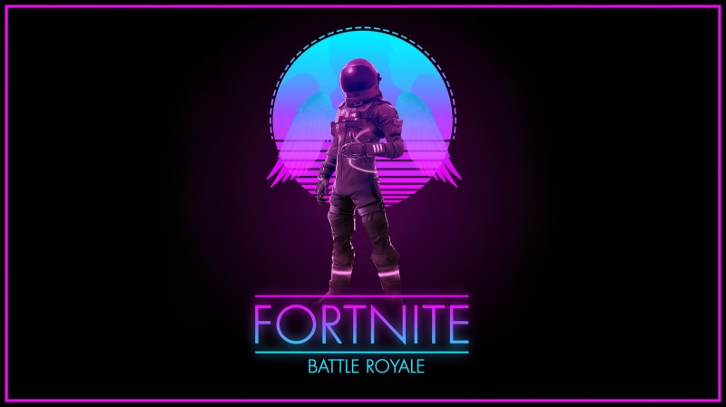 Art, New Retro Wave, Synthwave, Futuresynth, Synth, Fortnite Battle Royale, Music, 4K, Battle Royale, Retrouve, Background, Sintav, Fortnite - Synthwave Royale
