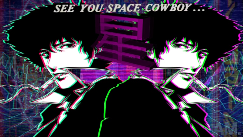 Cowboy Bebop, Vaporwave, Aesthetic, Artistic, 4K