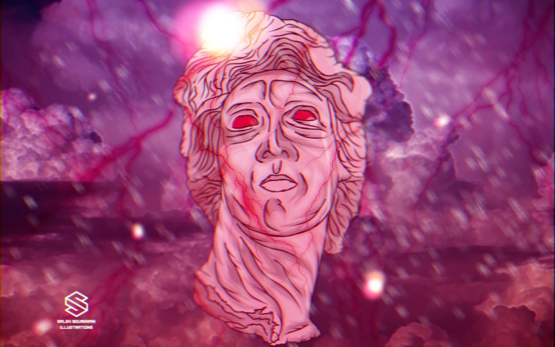 Retro, 1080P, Vaporwave, Artistic, Pink, Aesthetic