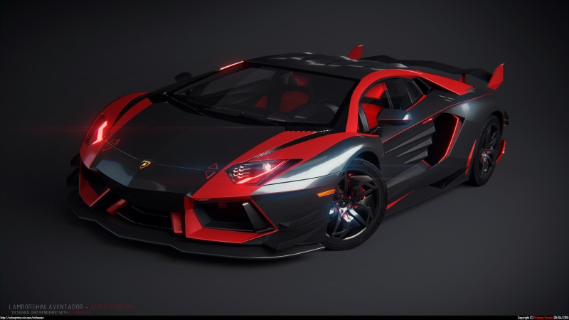 car, mode of transportation, competition, land vehicle, speed, motorsport, indoors, luxury, illuminated, no people, black background, racecar, motor vehicle