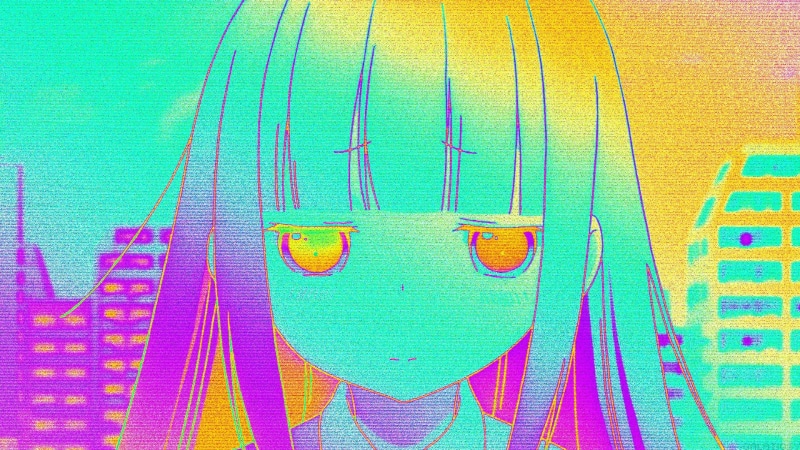 Aesthetic, Girl, 4K, Anime
