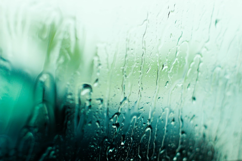 nature, blue, window, weather, liquid, drop, storm, rainy season, glass - Material, transparent, water, 5K, blur, rain, selective focus, purity, beauty in nature