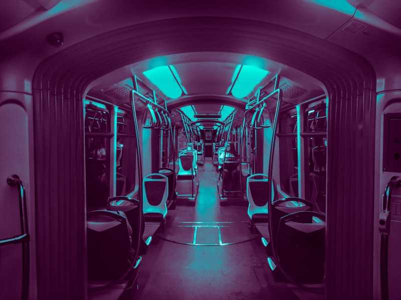subway Station, vaporwave, people Traveling, transport, photography, chair, blue, perspective, station, commuter, cyan, technology, pink, passenger, seat