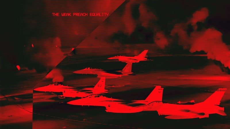 red, fashwave, 1080P, vaporwave, jet fighter, glitch art