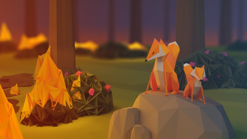 backgrounds, halloween, flowers, plant, human representation, tree, anime, creativity, stones, rock, illustration, no people, poly, orange color, low poly