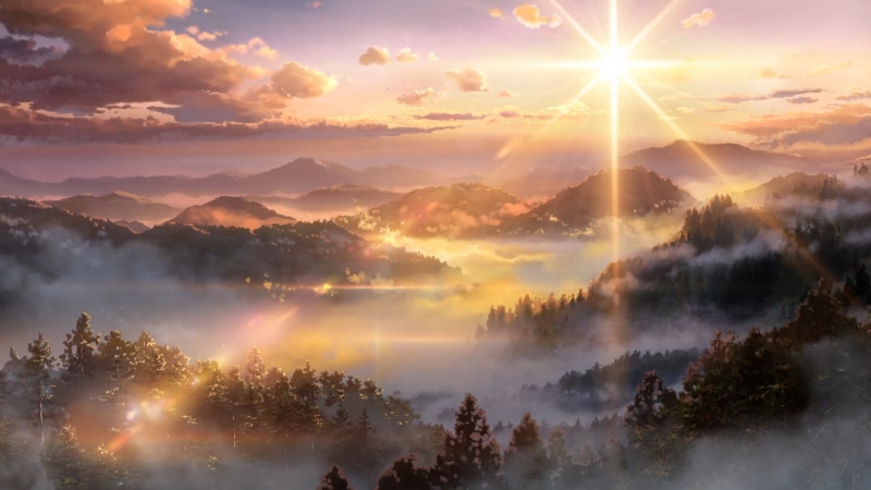light - Natural Phenomenon, idyllic, carpathian Mountain Range, beauty In Nature, cloudscape, nature, blue, sky, sunset, rural Scene, sunlight, tree, outdoors