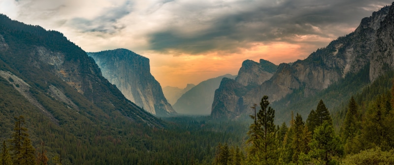 rock - Object, rocky mountain, fog  forest, Yosemite, Travel, trees, Sky  Mountain, cloudy, rocky, valley, California, Sunrise, US, Rock, Inferno, Photography