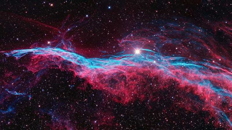 4K, sky, space, galaxy, astronomical object, veil nebula, outer space, atmosphere, astronomy, phenomenon, star, nebula, universe
