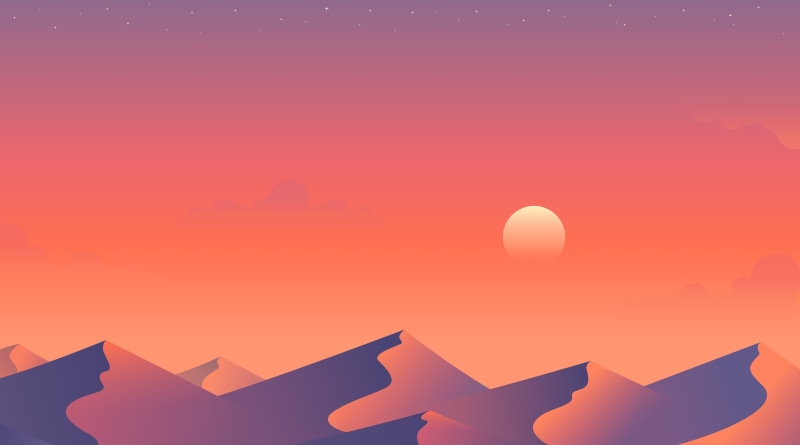 Desert, shape, sky, direction, Aero, silhouette, idyllic, Dunes, gradients, red, cloud - sky, graphicdesign, outdoors, travel, sunrise, orange color, scenics - nature