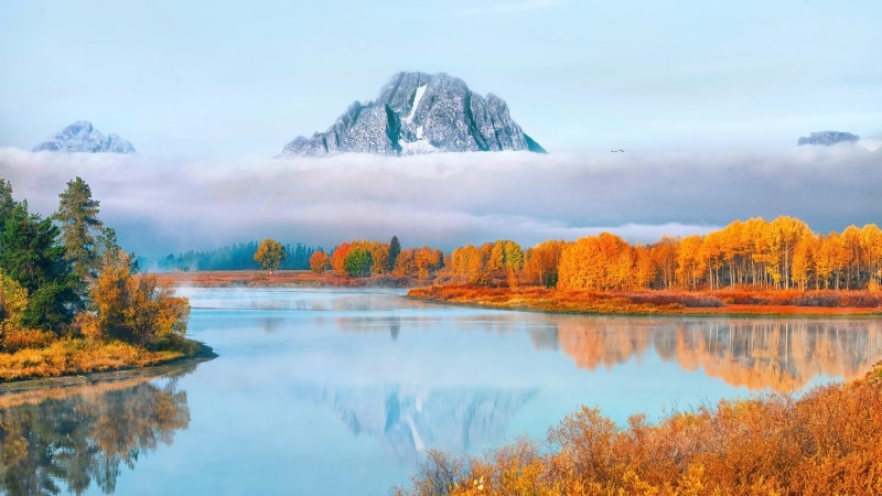 uSA, woodland, mountain, park - Man Made Space, no People, travel, canada, sky, tranquil Scene, brown, water, body, orange Color, landscape, idyllic, beauty In Nature
