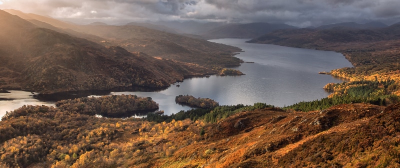 body, loch, water, landscape, lake, mountains, mountain, Trossachs, travel, Scotland, 5K, scenics, nature, outdoors, katrine, Loch Katrine, body of water