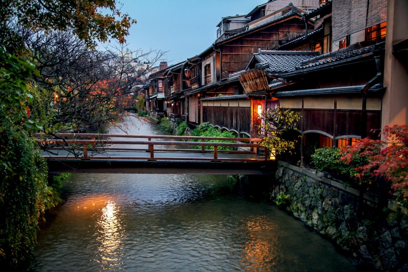 outdoors, Leaves, temple - Building, kyoto City, tradition, rock Garden, shirakawa, japanese Culture, Autumnal, east Asian Culture, water, japanese Garden