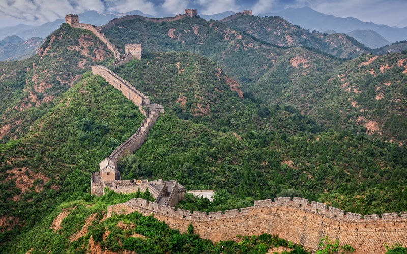 nature, wall, Great Wall, mountains, the Great Wall of China, China, landscape, great, 2K