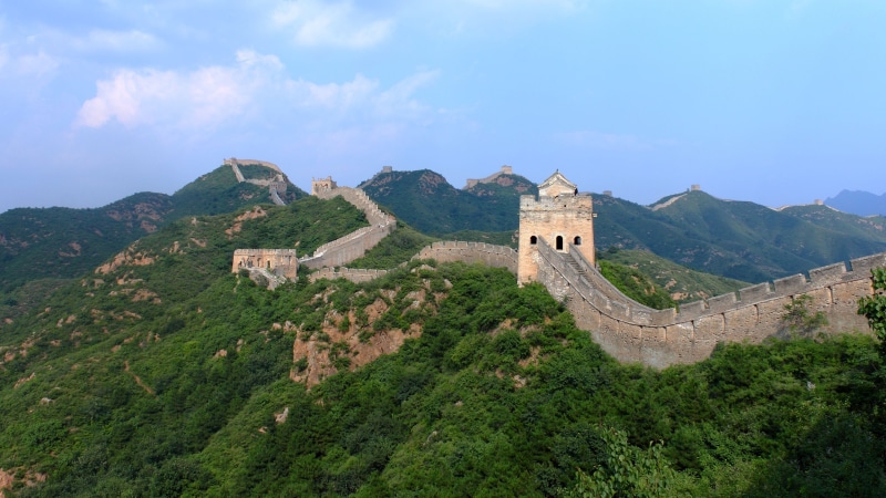 surrounding Wall, ancient civilization, wall - Building Feature, landscape, great, plant, fort, cultures, beijing Province, mountain range, outdoors, archaeology