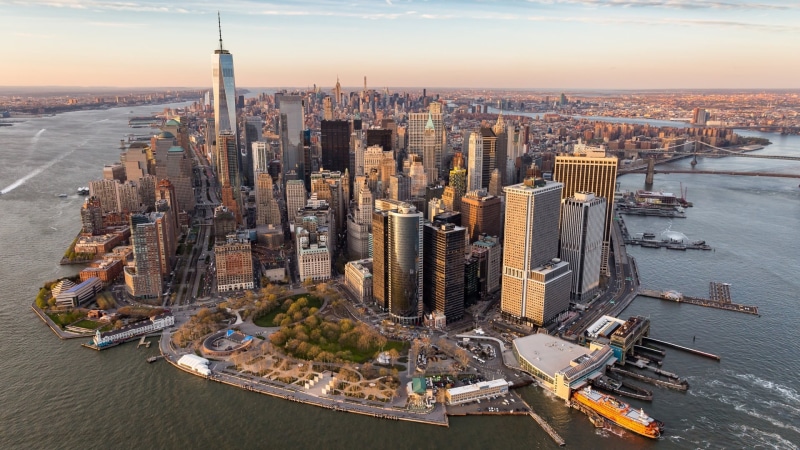 transportation, office, architecture, horizon, metropolis, financial district, nature, built structure, building, skyline, outdoors, water, office building exterior