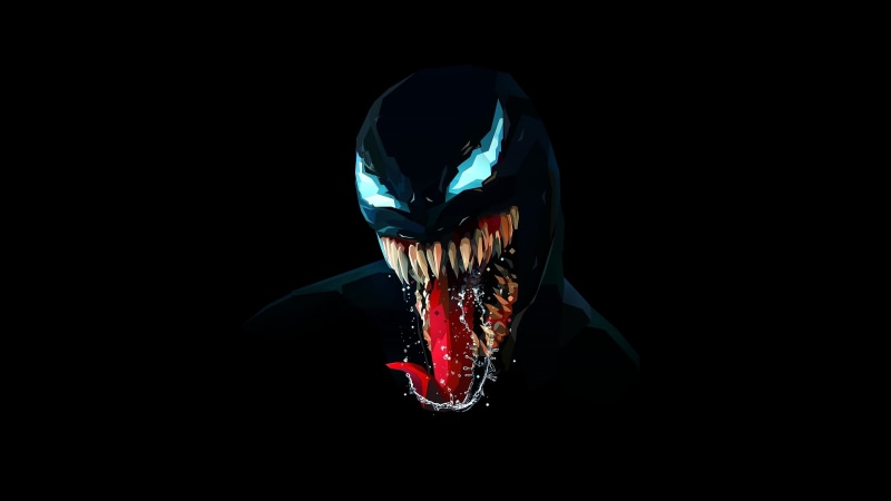 red, motion, Venom, indoors, copy space, Marvel Comics, marvel, black background, real people, glowing, illuminated, arts culture and entertainment
