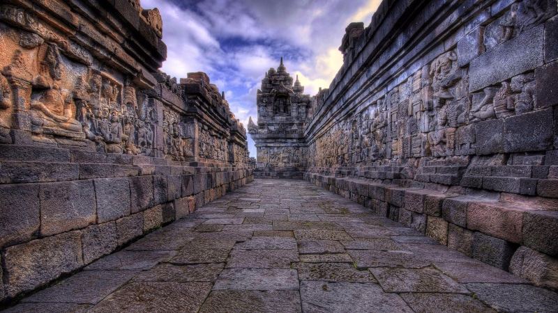 no people, temple, the past, wall, nature, paving stone, architecture, cloud - sky, facade, the way forward, old, historic, ancient history, ancient civilization