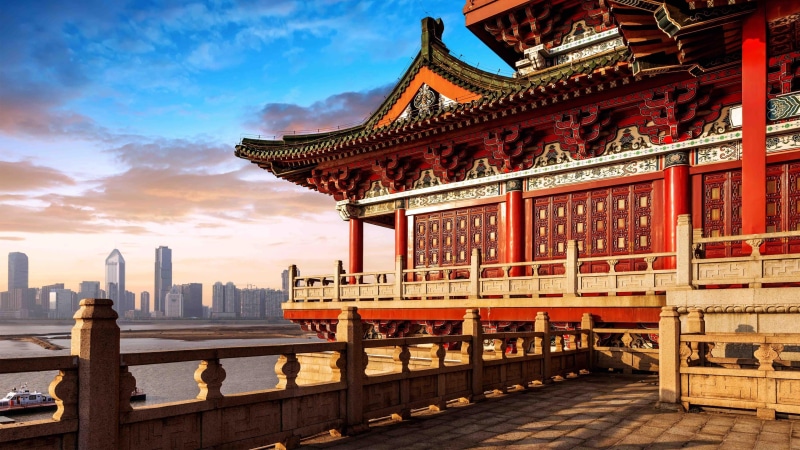 cloud - sky, city, classical style, no people, 4K, travel, china, morning, sky, beijing, place of worship, nature, tourist attraction, tourism, built structure