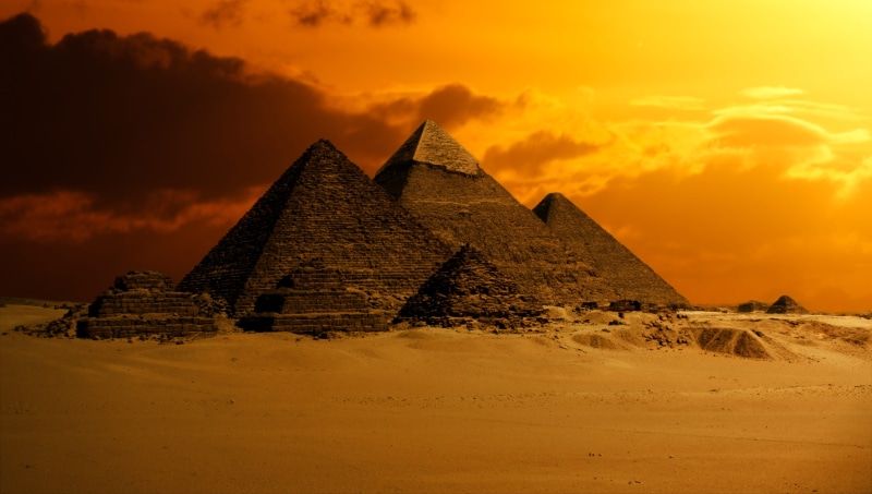 sky, ancient history, travel, desert, history, no people, digital, pyramids, scenics - nature, monument, the past, cairo, ancient civilization
