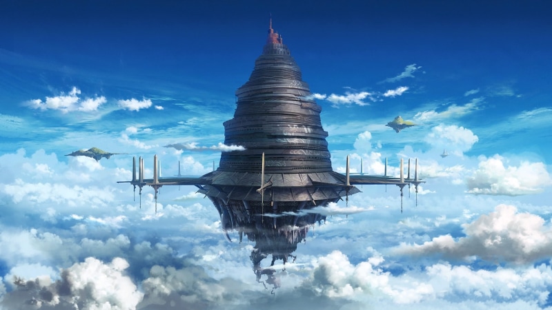 Aincrad (Sword Art Online), Castle, 1080P, Anime, Sword Art Online