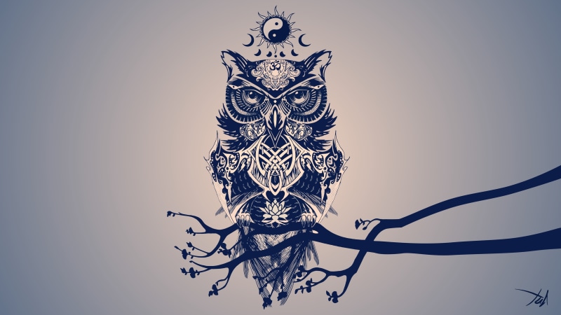 decoration, tribal, the past, 4K, ornate, pattern, painting, abstract, craft, elegance, creativity, day, artwork, Yin and Yang, animal, branch, digital