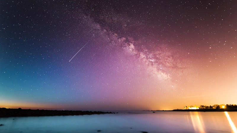 milky way, night lights, night sky, 4K, stars, starry night