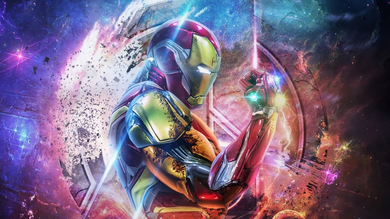 Avengers EndGame, Iron Man, Infinity Gauntlet, The Avengers, 4K