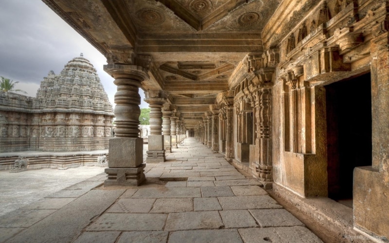 ceiling, concrete, pillar, the way forward, religion, building exterior, India, built structure, travel destinations, ancient civilization, colonnade, building