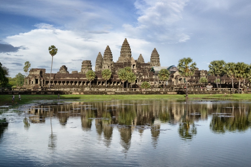 城市风光, architecture, Hinduism, Angkor Wat, historic, ruins, 4K, temple, Cambodia