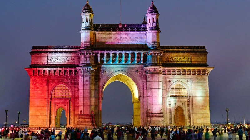 architecture, 1080P, India Gate, Mumbai, India, people