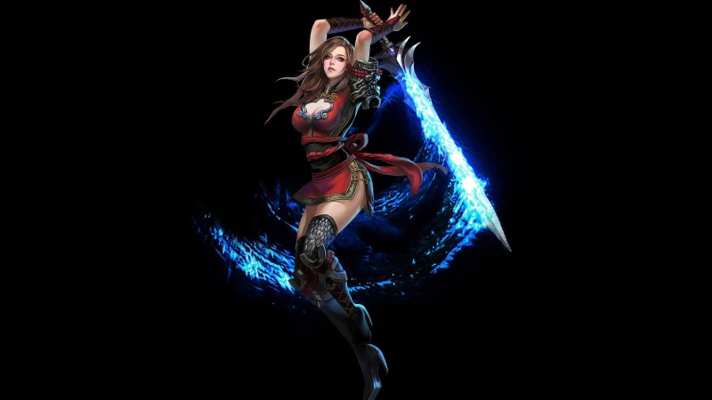 sword, girls, fantasy art, fantasy, sword girls, art, 1080P