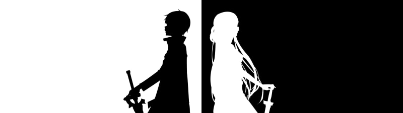one person, black background, outdoors, backgrounds, indoors, human body part, vector, anime, human representation, panoramic, multiple display, studio shot