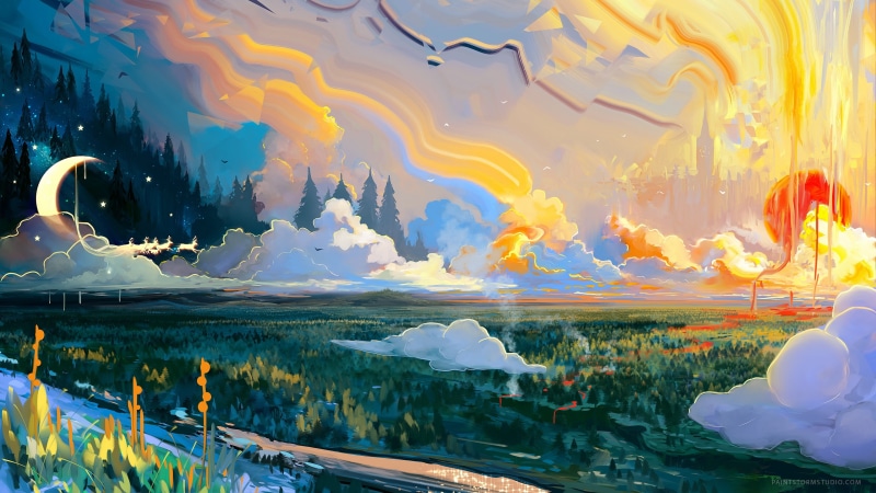 modern art, sea, beauty in nature, animals in the wild, fantasy landscape, multi colored, fantasy art, glass - material, scenics - nature, tank, day, animals in captivity