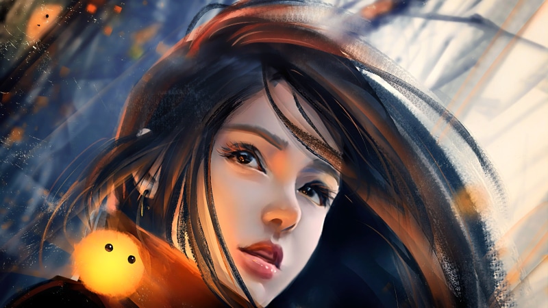 4K, painting, digital art, fantasy art, fantasy girl, artwork, women, concept art, fan art