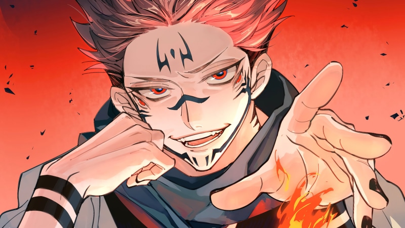 4K, Yuji Itadori, anime boys, Sakuna, Jujutsu Kaisen, anime