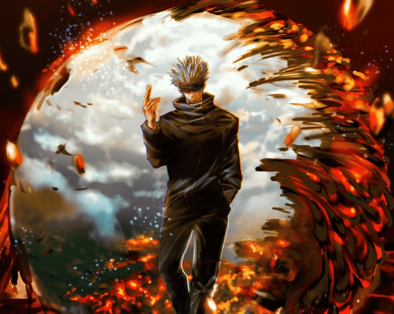 anime boys, 2K, Jujutsu Kaisen, anime, Satoru Gojo