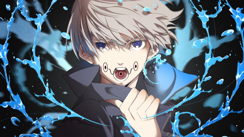 4K, anime, Jujutsu Kaisen, anime boys